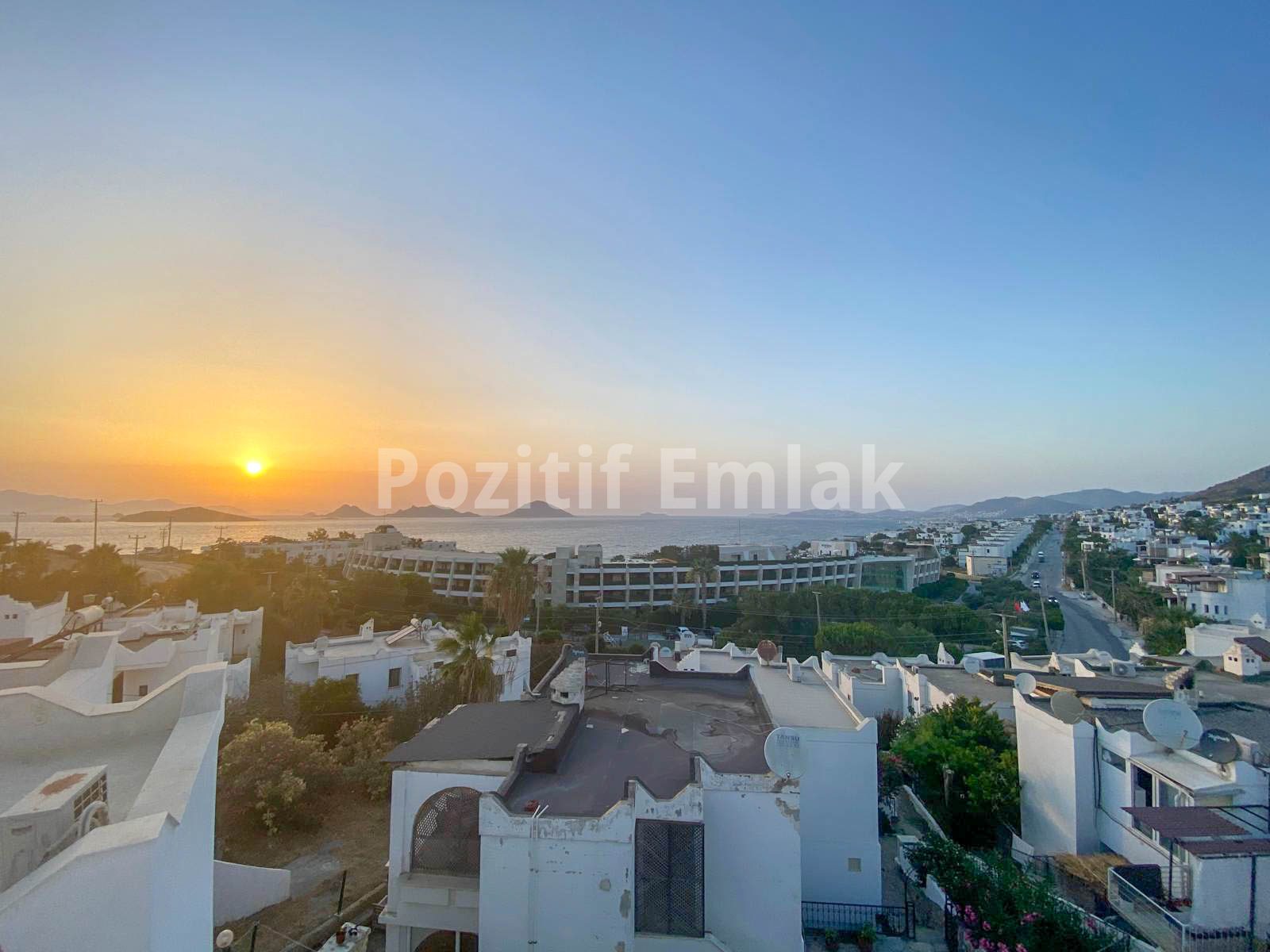 Turgutreis Swiss Otel Arkası 2+1 Deniz Manzaralı Dubleks