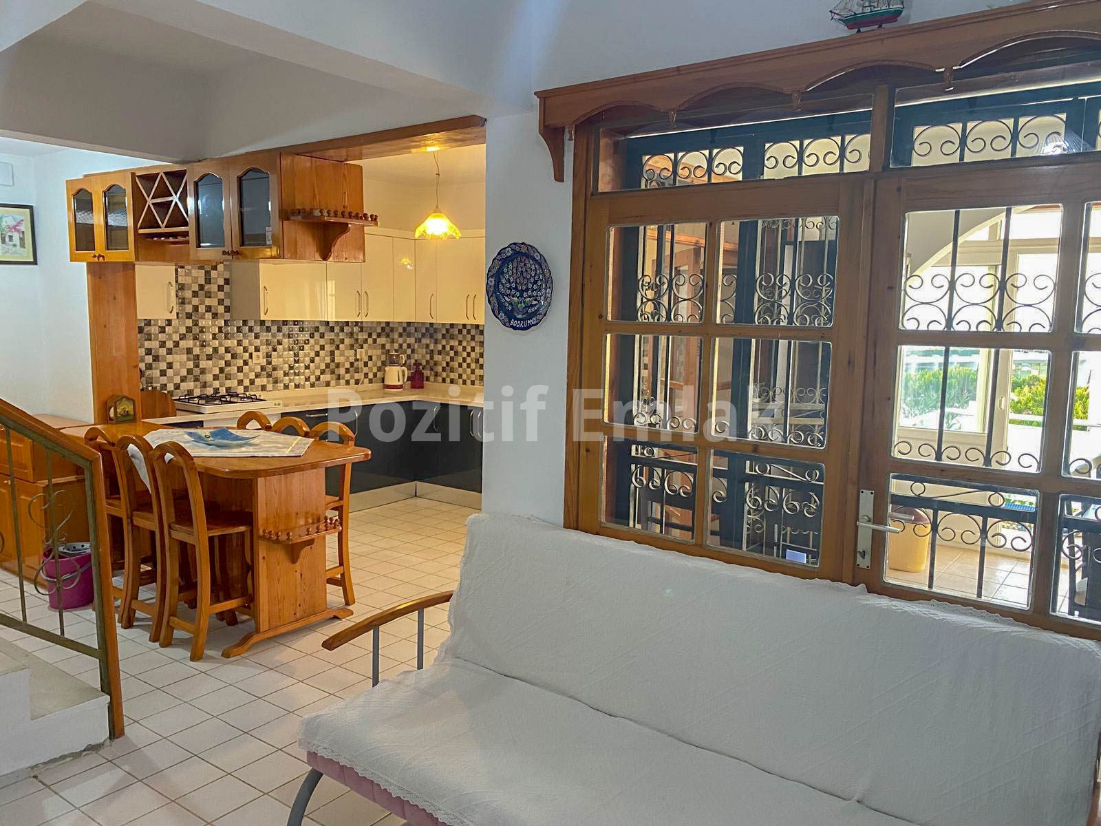 Turgutreis Swiss Otel Arkası 2+1 Deniz Manzaralı Dubleks