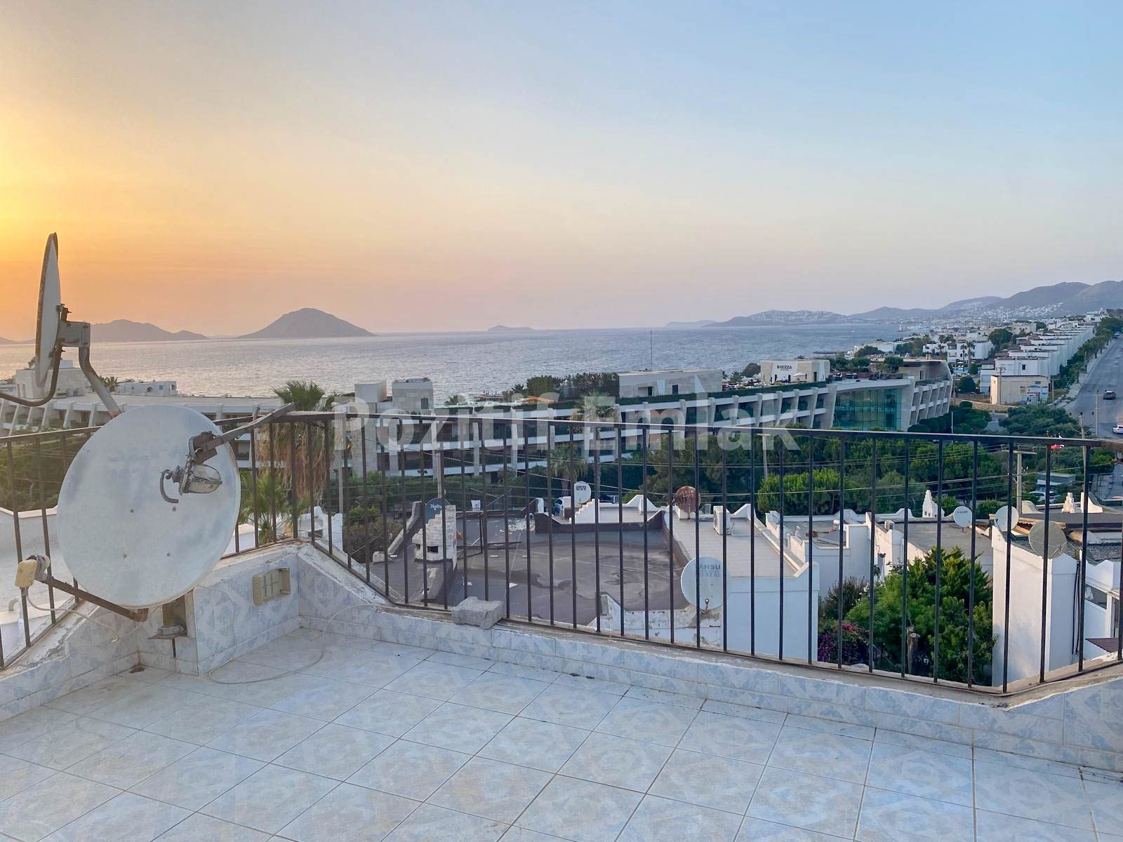 Turgutreis Swiss Otel Arkası 2+1 Deniz Manzaralı Dubleks
