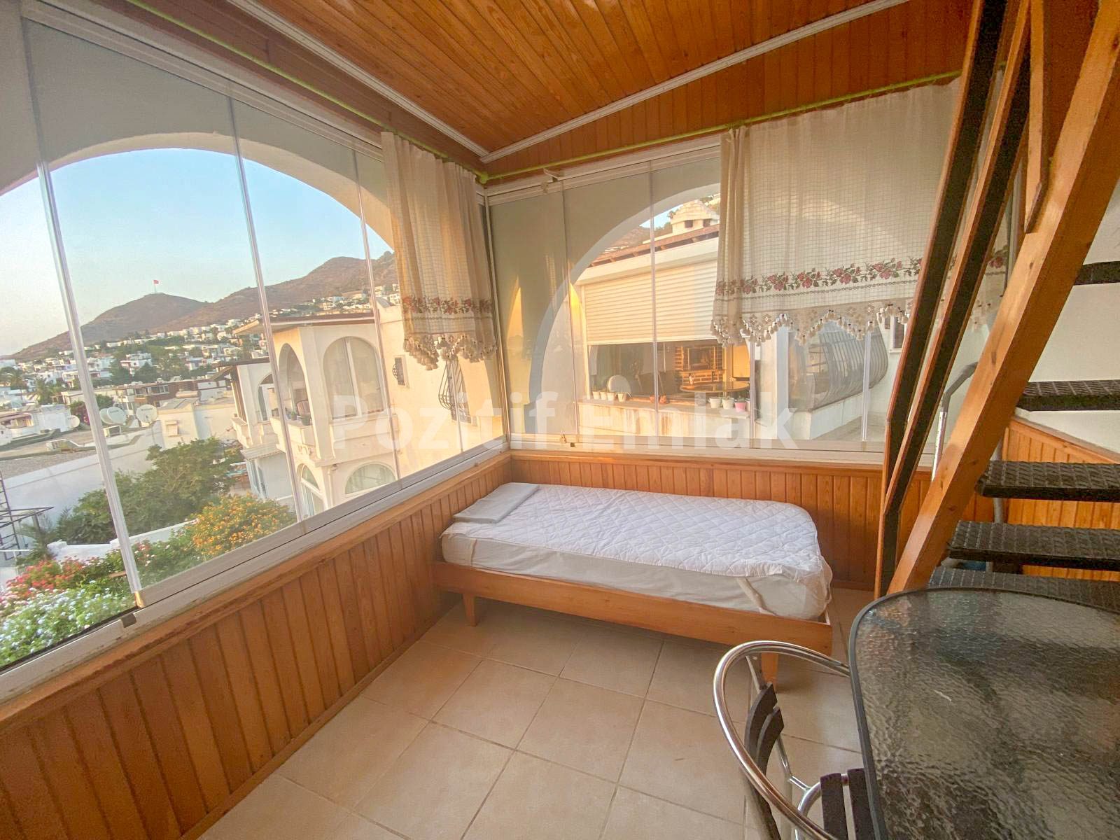 Turgutreis Swiss Otel Arkası 2+1 Deniz Manzaralı Dubleks