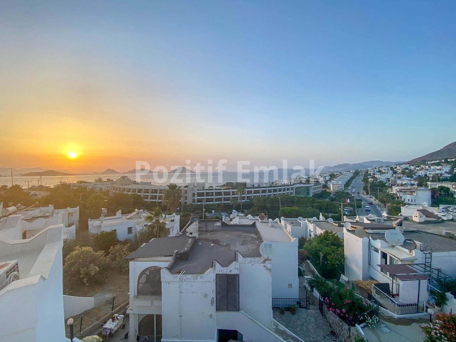 Turgutreis Swiss Otel Arkası 2+1 Deniz Manzaralı Dubleks