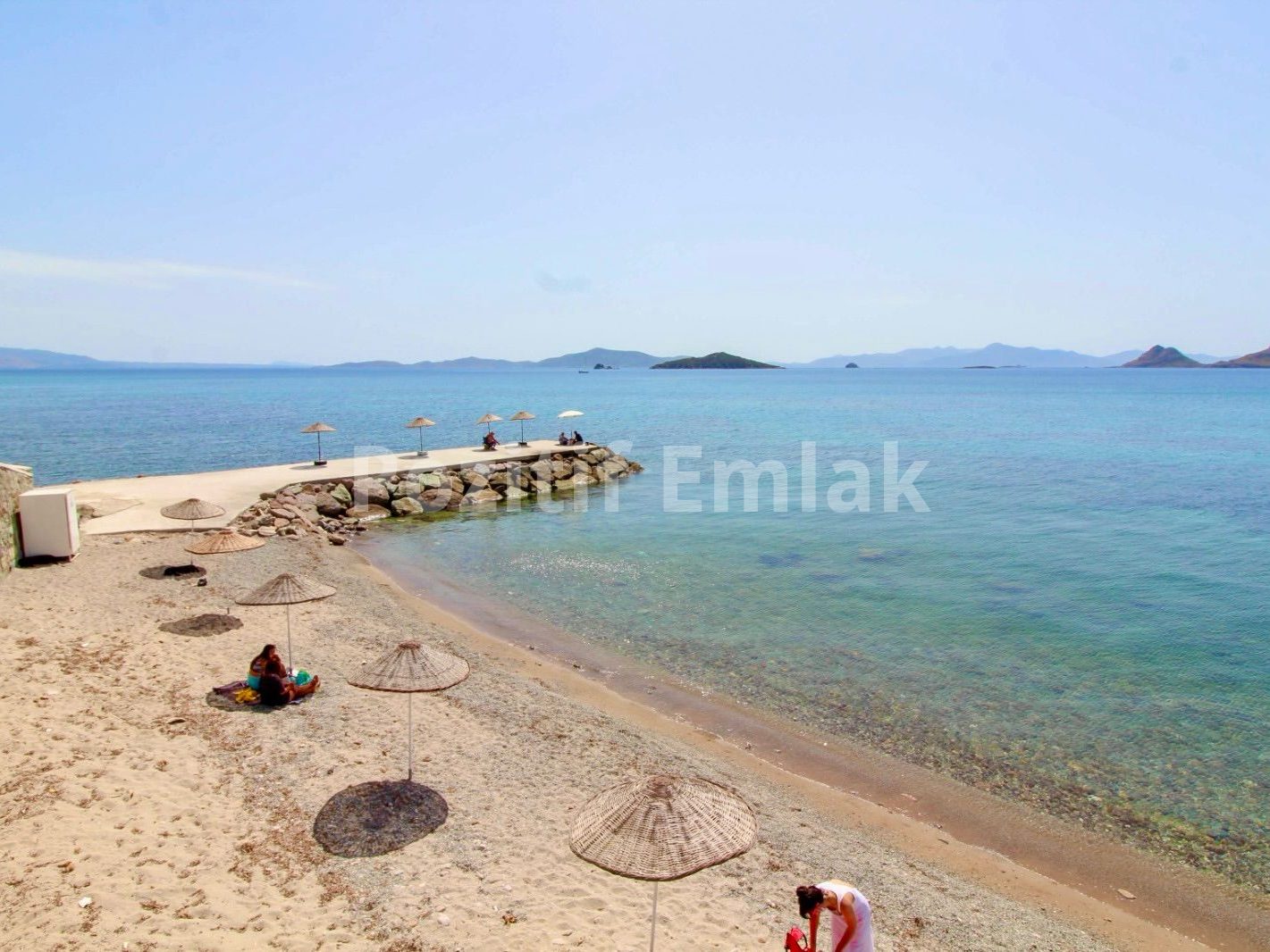Turgutreis'te Deniz Manzaralı, Havuzlu Sitede 2+1 Daire