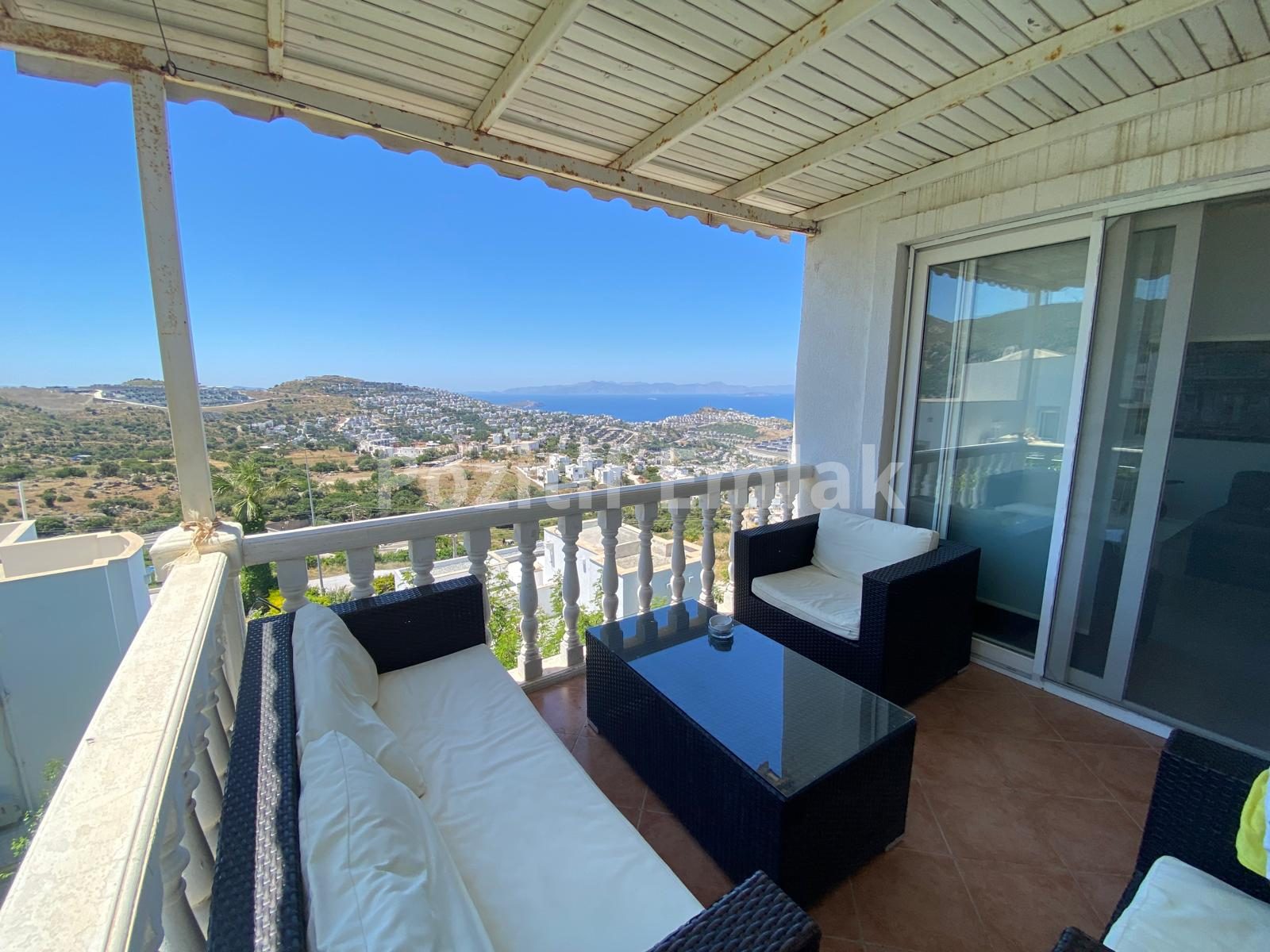 Bodrum Yalıkavak'ta Deniz Manzaralı Daire